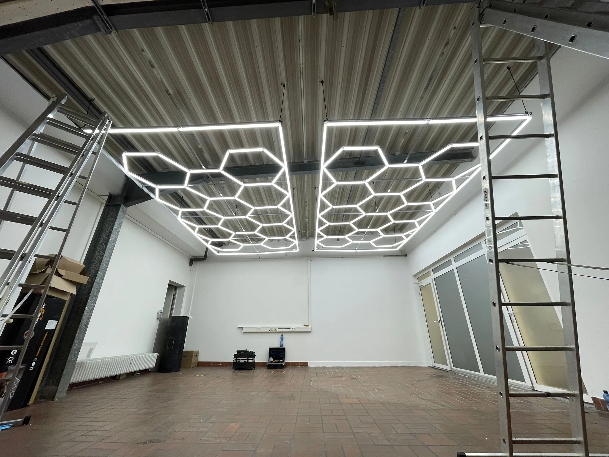 Kreative Lichtinstallationen